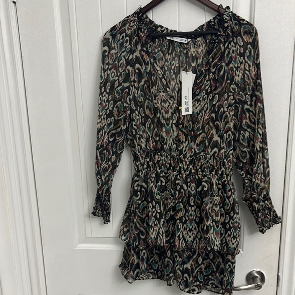 Zara Multicolor Mini Dress